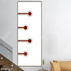 Tranh họa tiết in cửa kính đẹp