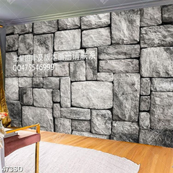 Tranh ốp tường nền gạch in kính