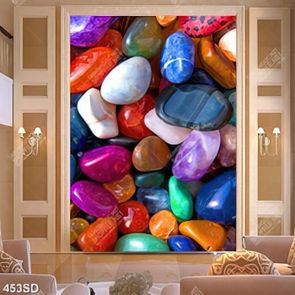 Tranh gắn tường sỏi đá nhiều màu chất lượng cao