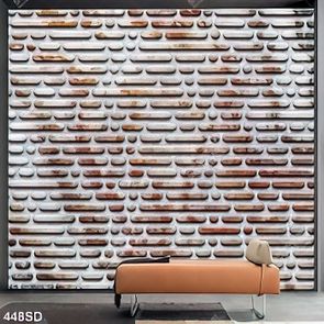 Tranh tường gạch 3D đẹp in uv
