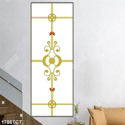 Tranh hoa văn họa tiết gold