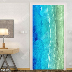 Tranh khổ dọc sóng nước in sàn