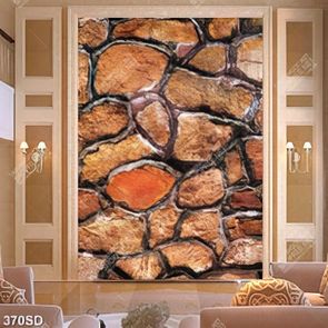 Tranh 3D tường gạch in uv