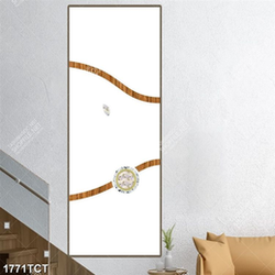 Tranh họa tiết khổ dọc in cửa