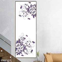 Tranh họa tiết hoa văn tím