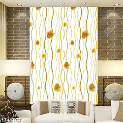 Tranh họa tiết lượn sóng và hoa hồng