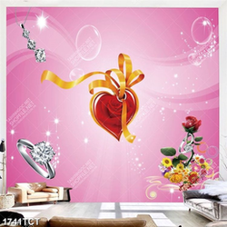 Tranh hoa hồng kim cương