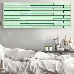 Tranh nền gạch 3D màu xanh file gốc