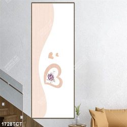 Tranh họa tiết hoa hồng tím