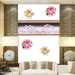 Tranh hoa mẫu đơn in tủ kích thước lớn