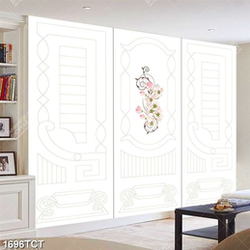 Tranh họa tiết hoa văn in tủ chất lượng lớn