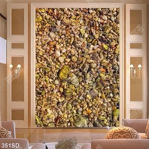 Tranh 3D mặt nước và sỏi trang trí tường Tranh 3D mặt nước và sỏi trang trí tường