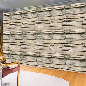 Tranh trang trí tường gạch 3D