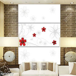 Tranh hoa văn hoa in tủ