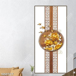 Tranh họa tiết và hoa mẫu đơn