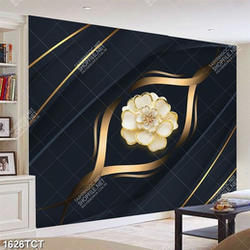 Tranh lụa hoa nền đen