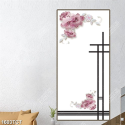 Tranh hoa in kính khổ dọc