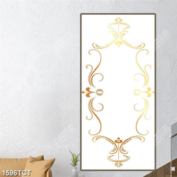 Tranh hoa văn gold in khổ dọc