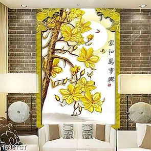 Tranh tài lộc hoa mộc lan