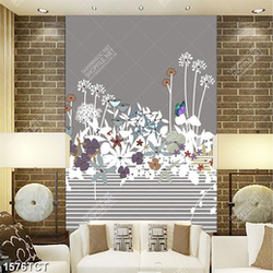 Tranh vector họa tiết hoa văn