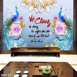 Tranh thư pháp psd câu đối về tình cảm vợ chồng