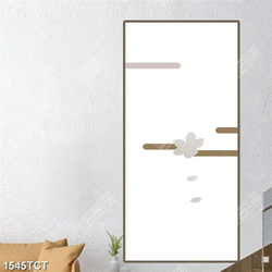 Tranh hoa văn in kính