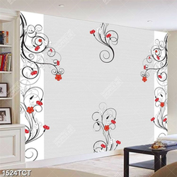 Tranh hoa văn hoa in tủ