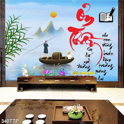 Tranh thư pháp psd câu đối về công ơn của thầy cô