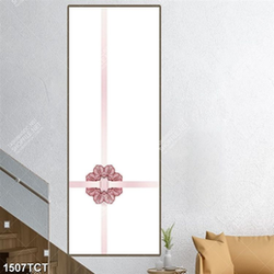 Tranh hoa văn khổ dọc in cửa