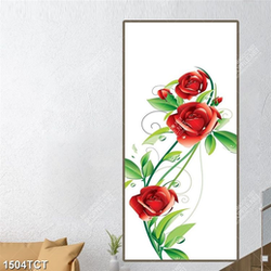 Tranh hoa văn và hoa hồng