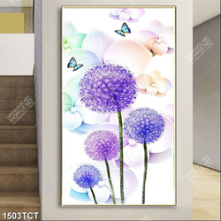 Tranh hoa hành nền hoa 3D