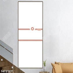 Tranh họa tiết hoa in kính