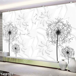 Tranh họa tiết hoa bồ công anh