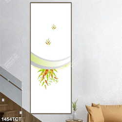 Tranh hoa văn in cửa kính