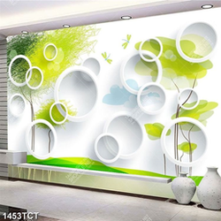Tranh cây nền 3D