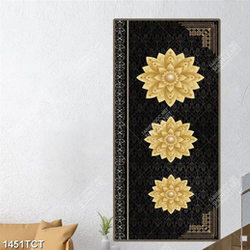 Tranh hoa văn hoa gold