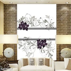 Tranh họa tiết hoa văn lá cây