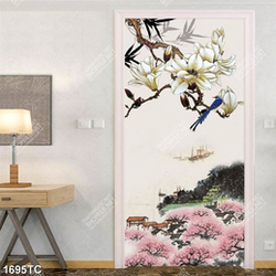 Tranh hoa mộc lan và mùa xuân