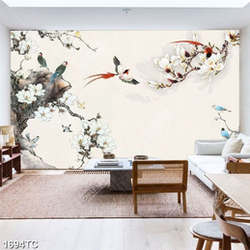 Tranh cành hoa mộc lan