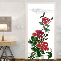 Tranh vẽ màu hoa hồng