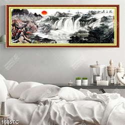 Tranh thác nước đẹp