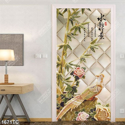 Tranh chim giả ngọc và cây trúc