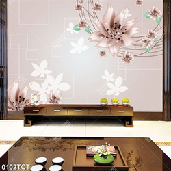 Tranh 3d hoa dán tường đẹp