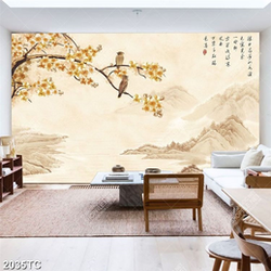 Tranh chim và cảnh quê hương