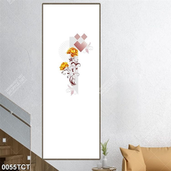 Tranh hoa hồng và hoa văn