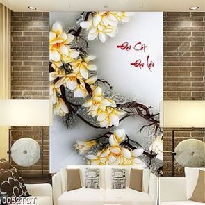 Tranh tư pháp Đại Cát Đại Lợi và hoa mộc lan