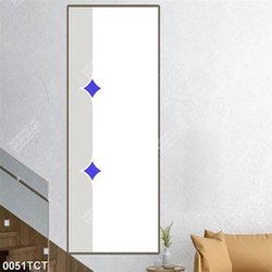 Tranh hoa văn hình thoi in cửa đi