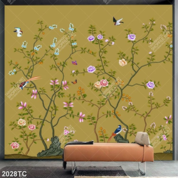 Tranh hoa hồng dán tường