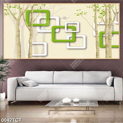 Tranh 3D cây nghệ thuật