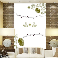 Tranh hoa văn hoa hồng in tủ